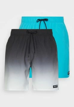 Hollister Co. IN GUARD 2 PACK - Badeshorts - Blue/black/ombre Multi | Herren