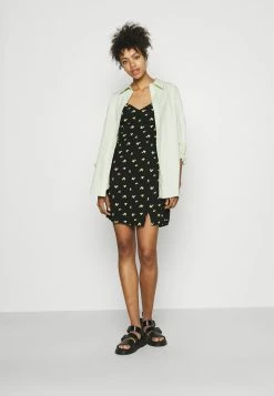 Hollister Co. SHORT DRESS - Freizeitkleid - Black | Damen -Hollister Geschäft eff154da3b0d4320a6595daaac111dda