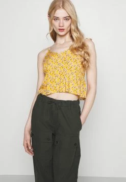 Hollister Co. Top - Yellow | Damen -Hollister Geschäft f14f6da4b57f4a45977a4a916e658033