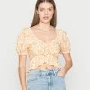 Hollister Co. Bluse - Warm Apricot | Damen