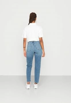 Hollister Co. DARK MOM - Jeans Relaxed Fit - Blue | Damen -Hollister Geschäft f38739a2ddff49c1a87c62224a2cfee2