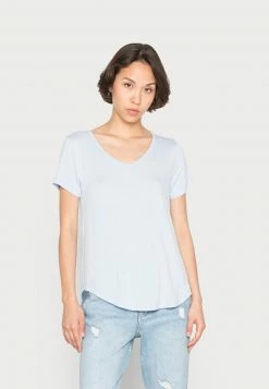 Hollister Co. EASY MULTIPACK 3 PACK - T-Shirt Basic - White/pink Mist/xenon Blue | Damen -Hollister Geschäft f48a5687cc604b9387dfff1edf45bd82