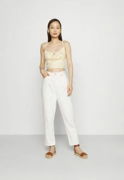 Hollister Co. TIE BARE - Top - Yellow | Damen -Hollister Geschäft f5a5c67fef4d4e46b14e650e773c8604