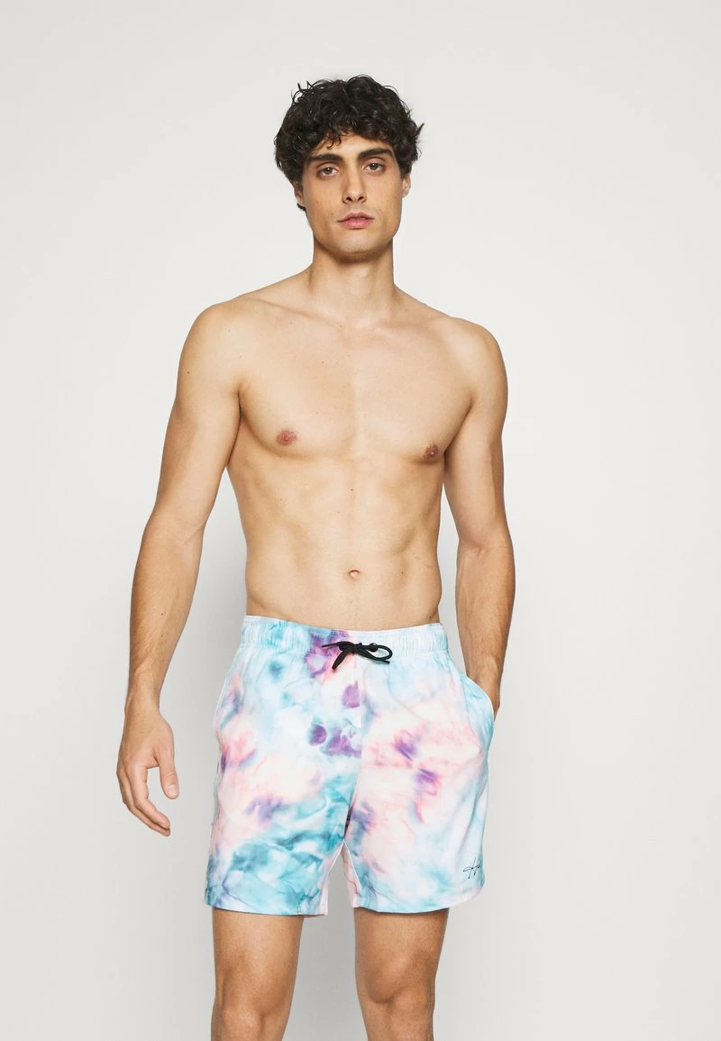 Hollister Co. WASH EFFECT GUARD - Badeshorts - Blue/pink | Herren 3 Hollister Co. WASH EFFECT GUARD - Badeshorts - Blue/pink | Herren