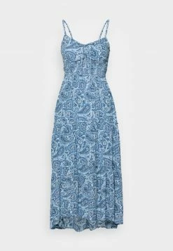 Hollister Co. BARE MIDI - Freizeitkleid - Blue | Damen -Hollister Geschäft f8e49e6820304d54a45162e0677760b7