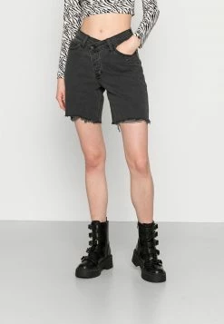 Hollister Co. Jeans Shorts - Black | Damen