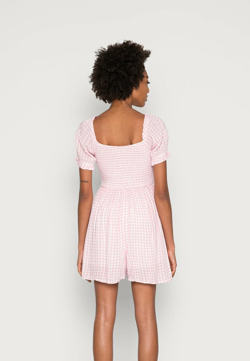 Hollister Co. ON OFF SHOULDER ROMPER - Jumpsuit - Pink Check | Damen 5 Hollister Co. ON OFF SHOULDER ROMPER - Jumpsuit - Pink Check | Damen – Bild 3