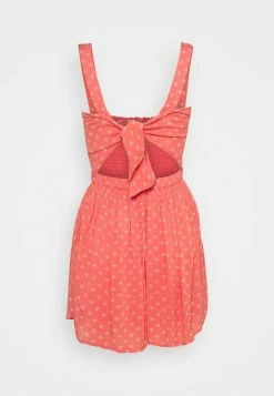 Hollister Co. WEBEX BARE SMOCKED TIEBACK ROMPER - Jumpsuit - Coral | Damen 15 Hollister Co. WEBEX BARE SMOCKED TIEBACK ROMPER - Jumpsuit - Coral | Damen -Hollister Geschäft fe25301940b24eb18719e08d080bb22e