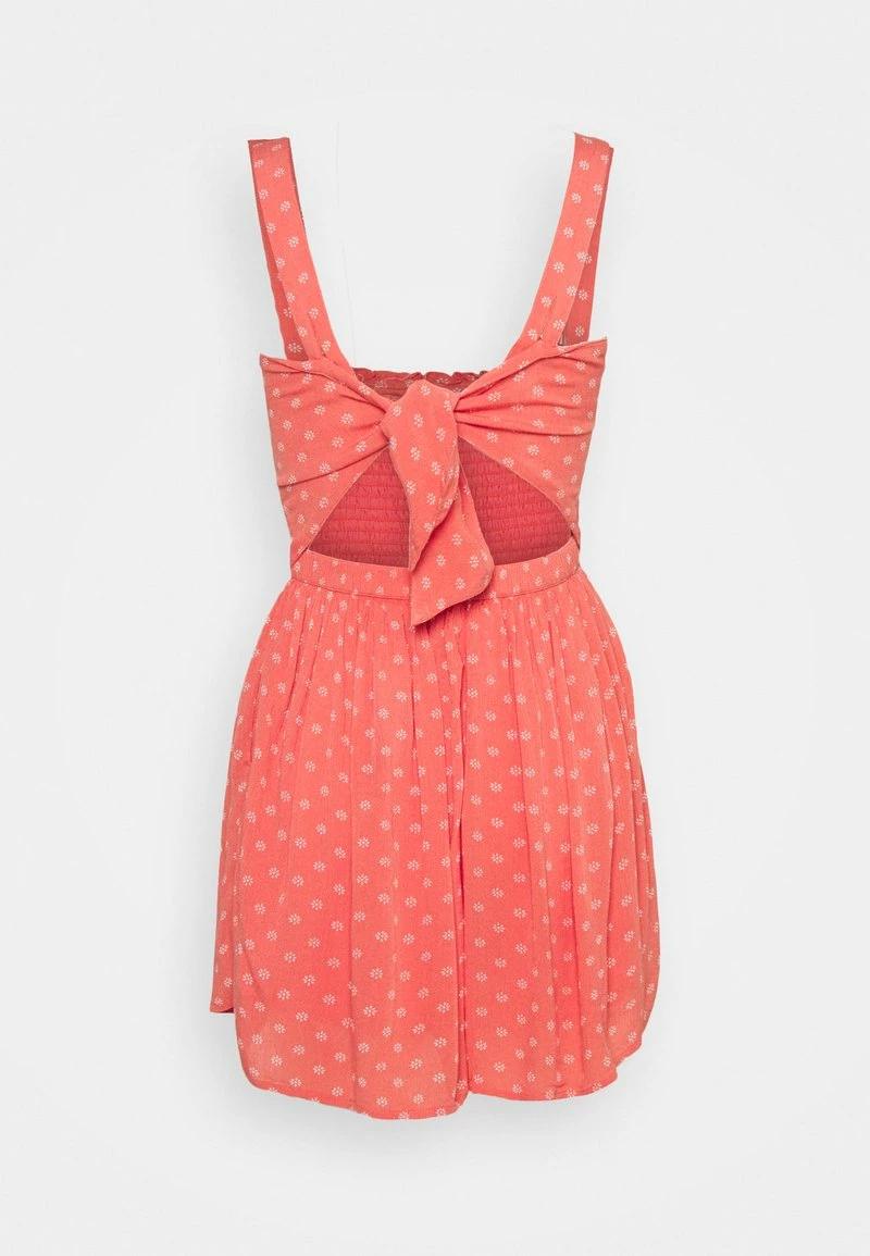 Hollister Co. WEBEX BARE SMOCKED TIEBACK ROMPER - Jumpsuit - Coral | Damen 9 Hollister Co. WEBEX BARE SMOCKED TIEBACK ROMPER - Jumpsuit - Coral | Damen – Bild 7