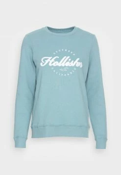 Hollister Co. LOGO CREW - Sweatshirt - Smoke Blue | Damen -Hollister Geschäft fe710660924d415985ba0402e61f9f7b