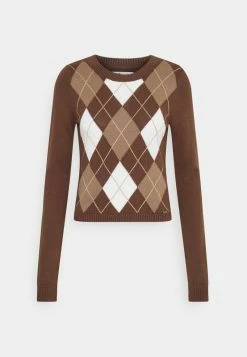 Hollister Co. CREW - Strickpullover - Brown | Damen